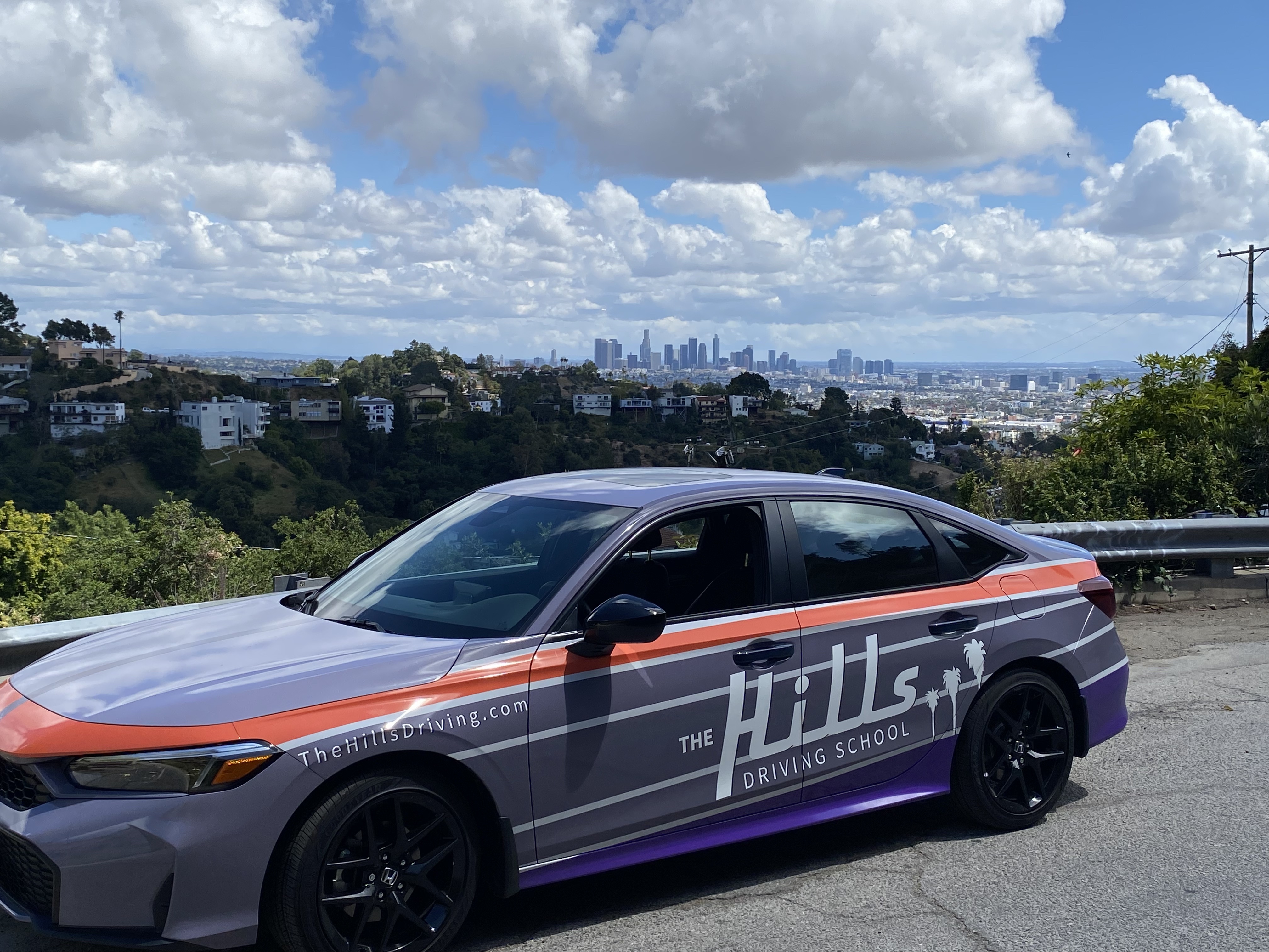The Hills Driving School brand — Teen Driving LA
